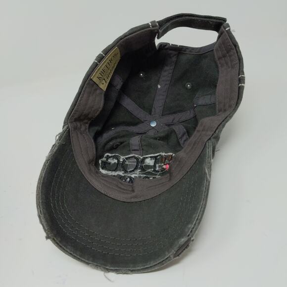 KBETHOS Dog Mom Strapback Hat Distressed Gray Embroidered Patch Logo - Picture 10 of 13